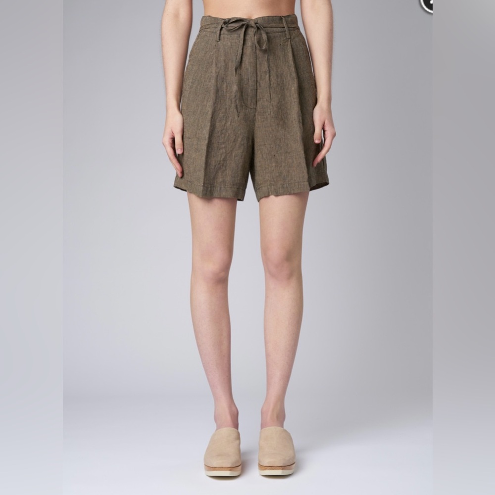 Pomandère Linen Shorts Sand
